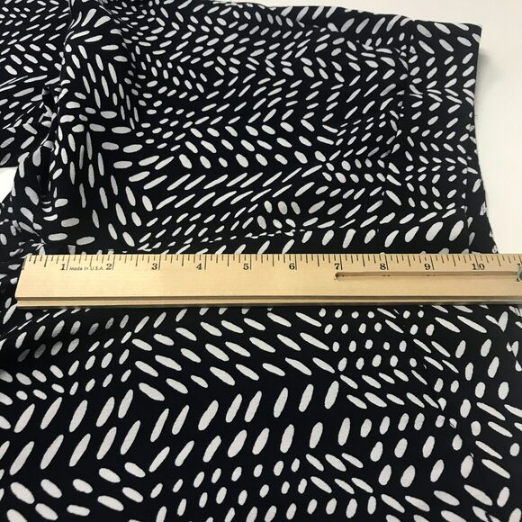 Ann Taylor LOFT Crop Pant Womens 6P 6 Petite Navy White Wide Leg Side Zip - Picture 9 of 11